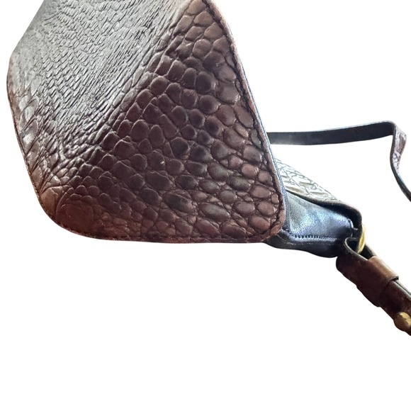 Vintage Brahmin Daria Crossbody Baguette Y2K preloved ‎ 10x6x3.5" no hang tag - Picture 13 of 15